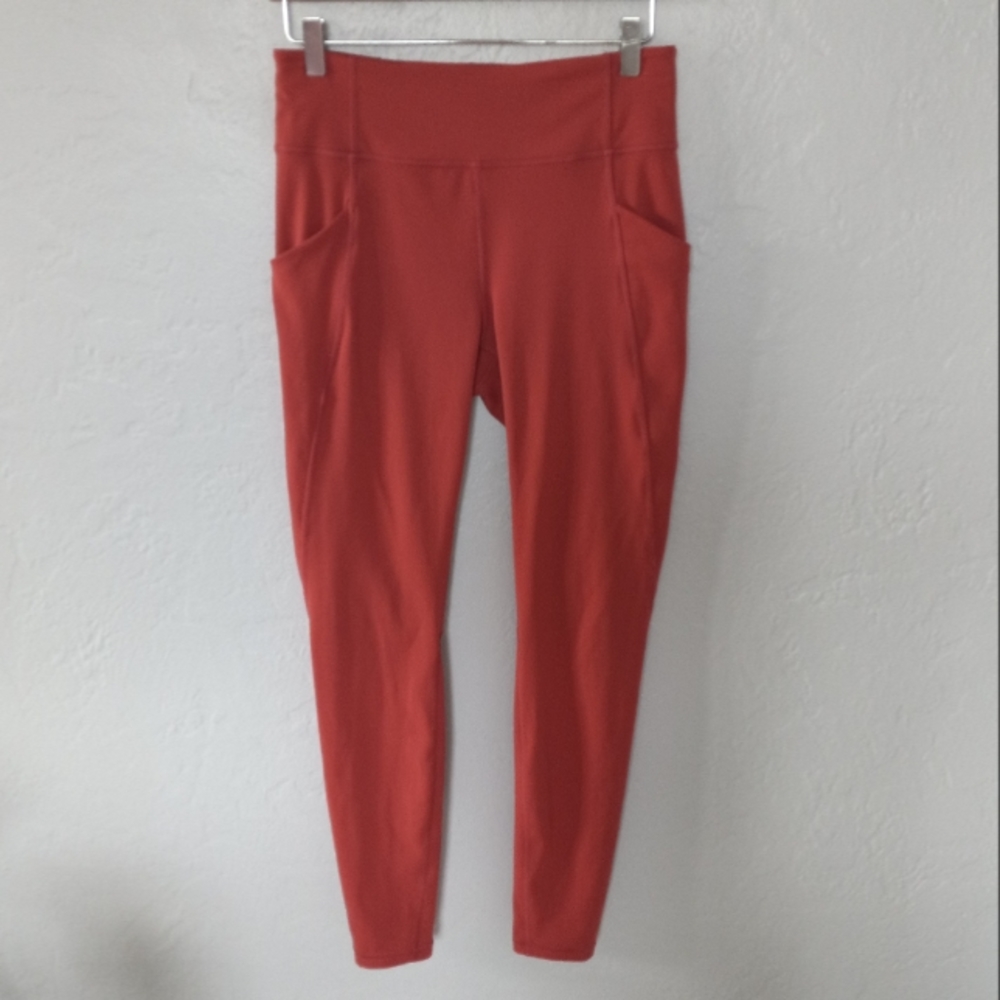 Lululemon Time To Sweat 28" Tight Brick Rose Full-On Luxtreme 8 - Picture 6 of 16